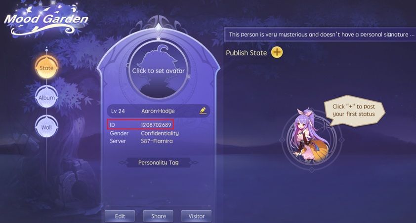 Game Screenshot Showing UID